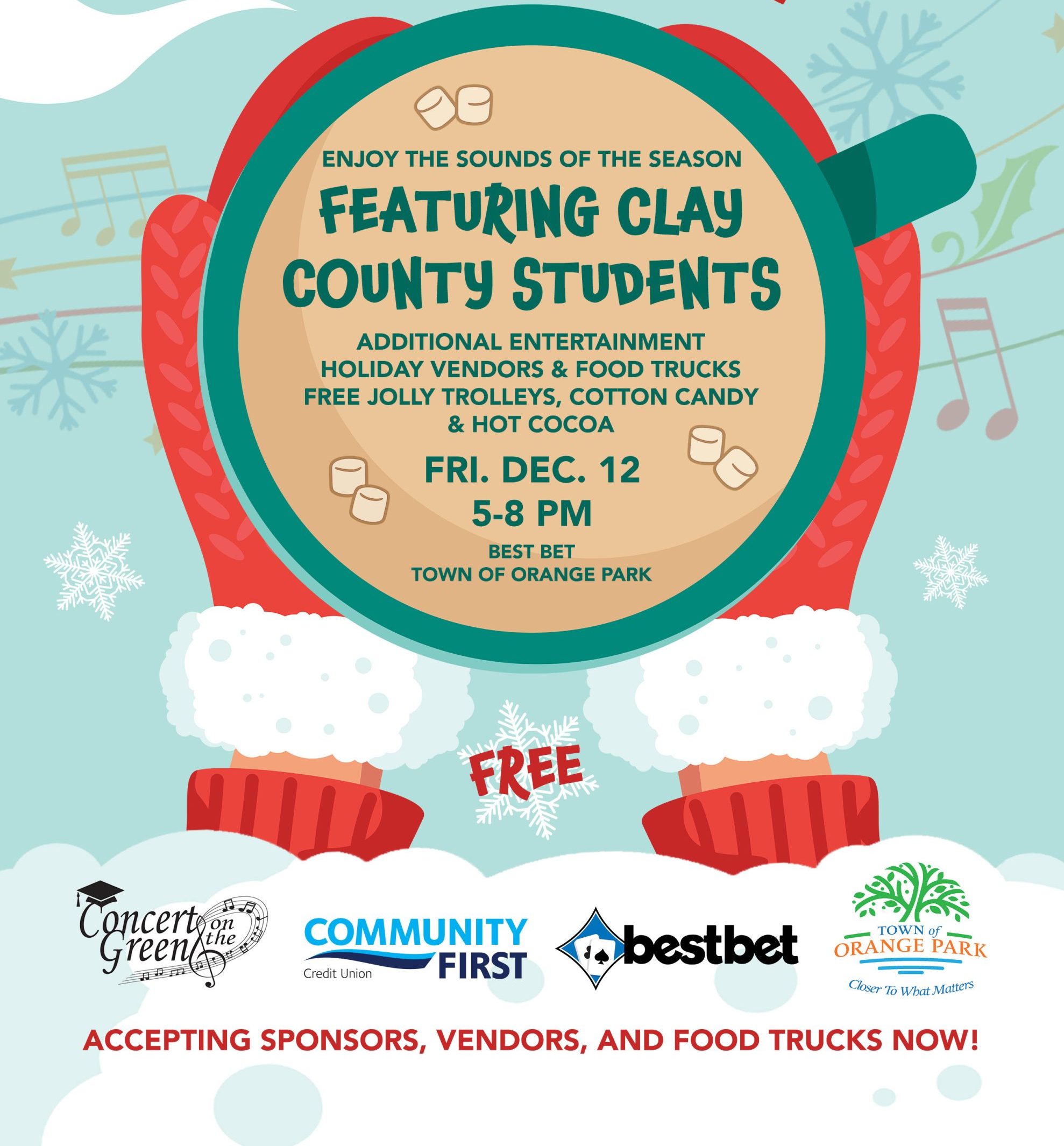 Concert on the Green VENDOR Flyer