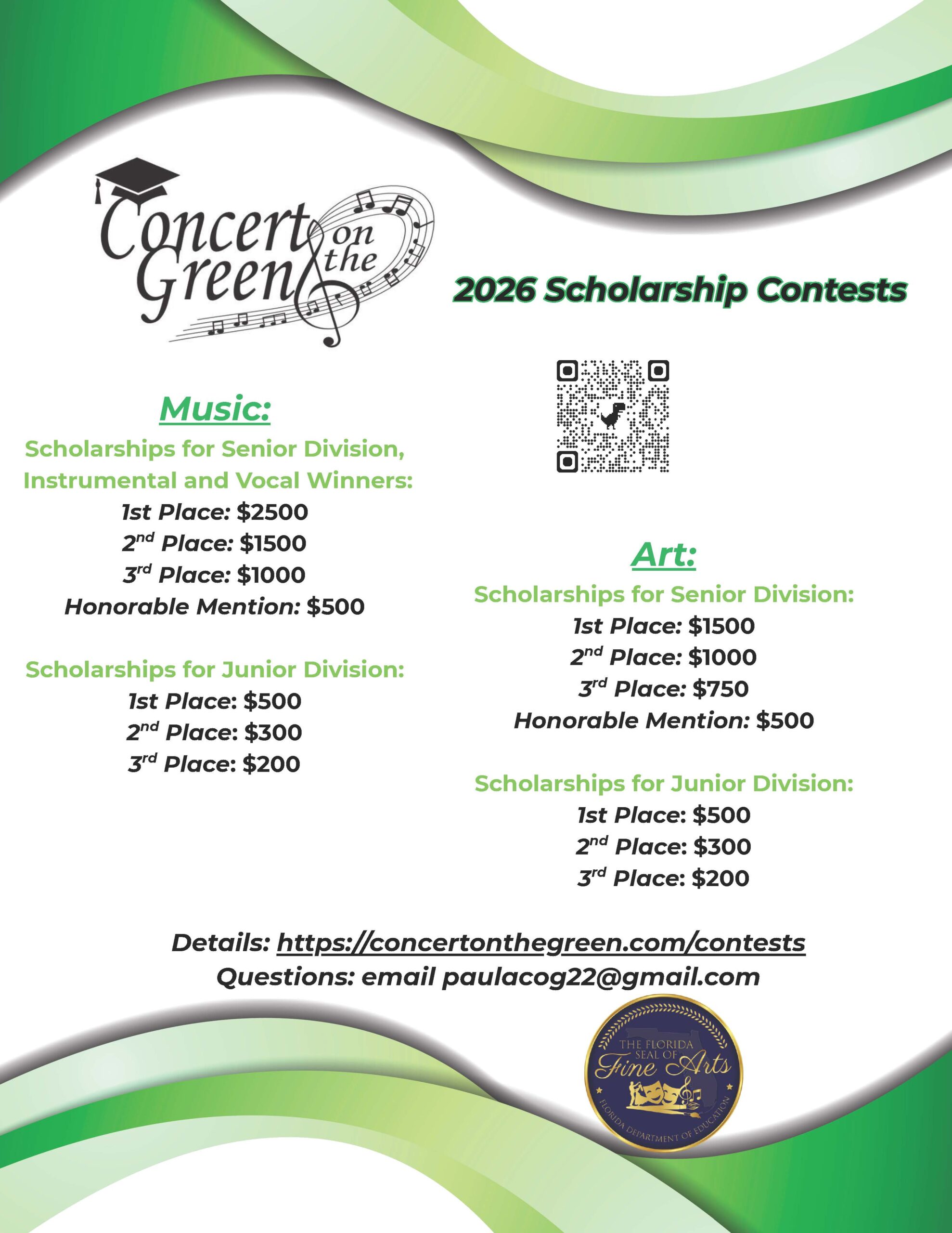 COG 2026 Scholarship Contests