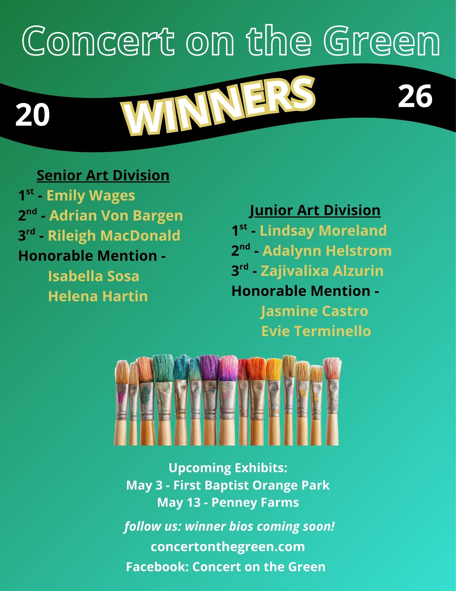 COG Art Winners 2026